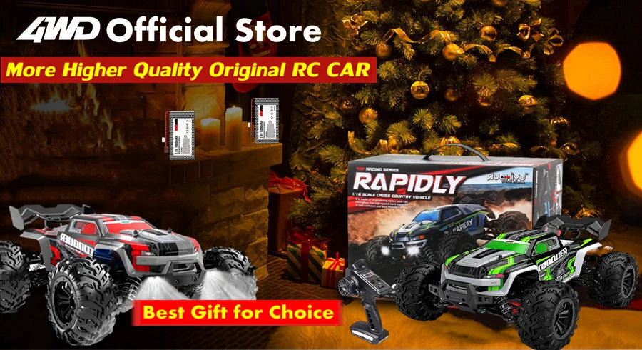 Brushless 4WD RC Car – Off-Road 80KM/H Racing Truck