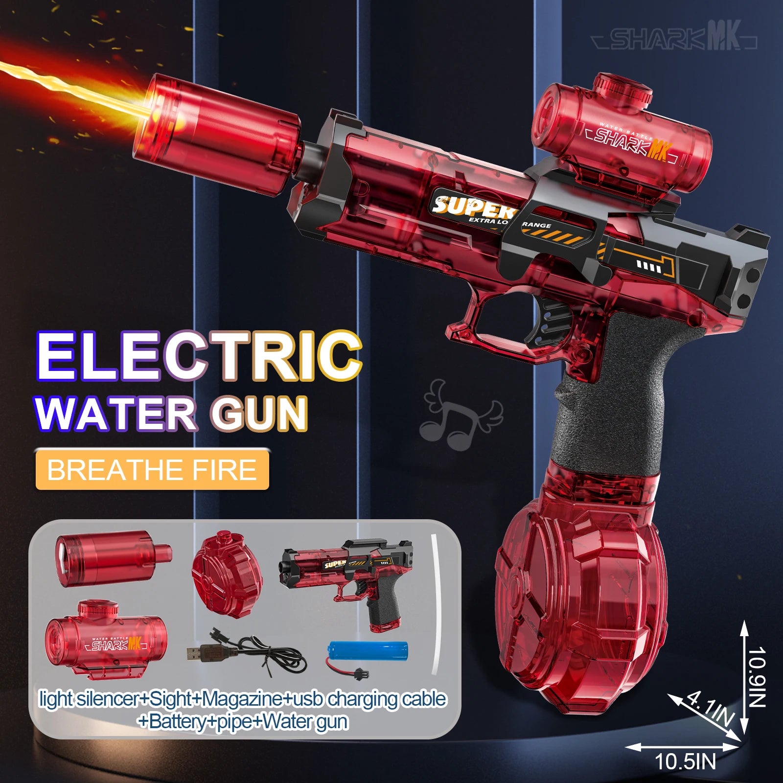 Electric Water Gun Spitfire Effect Light