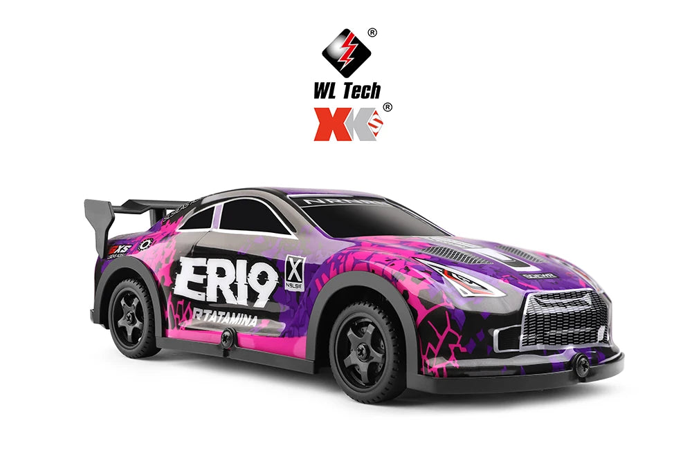 Mini GTR RC Racer – 4WD Drift Action with LED Headlights