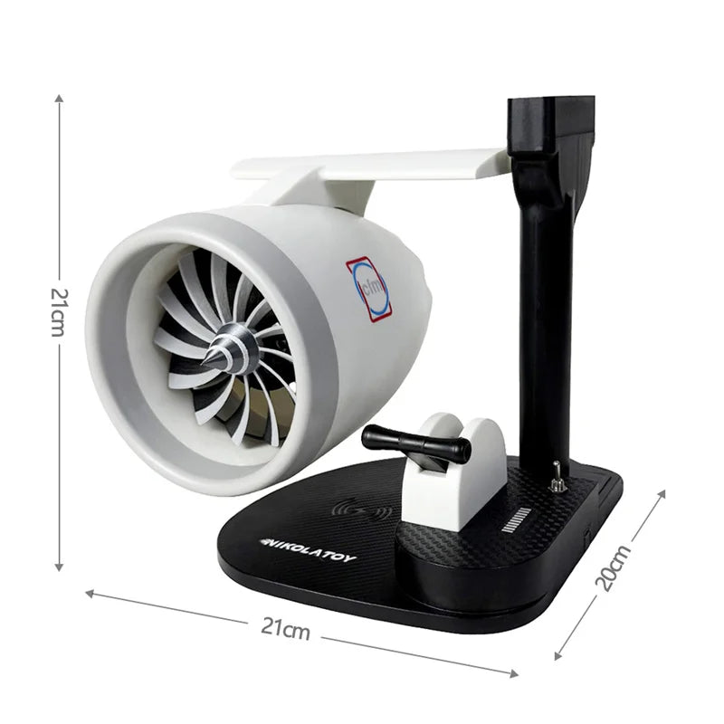 JetFan Turbofan Engine Model USB Desktop Fan with Humidifier